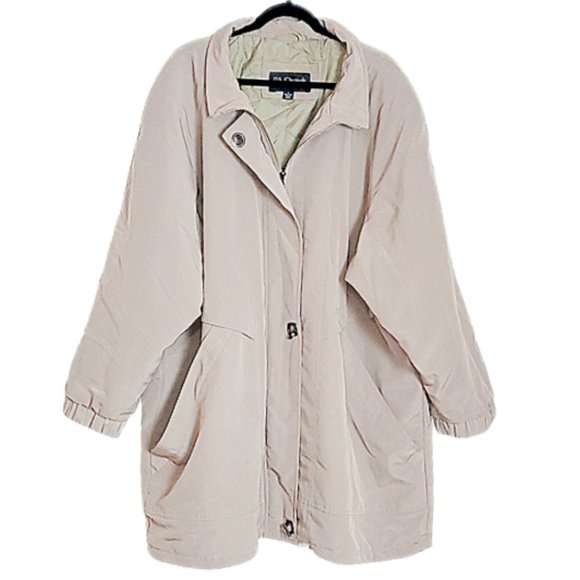 P.A. Originals Plus Size Women's Hooded Overcoat - Picture 7 of 8